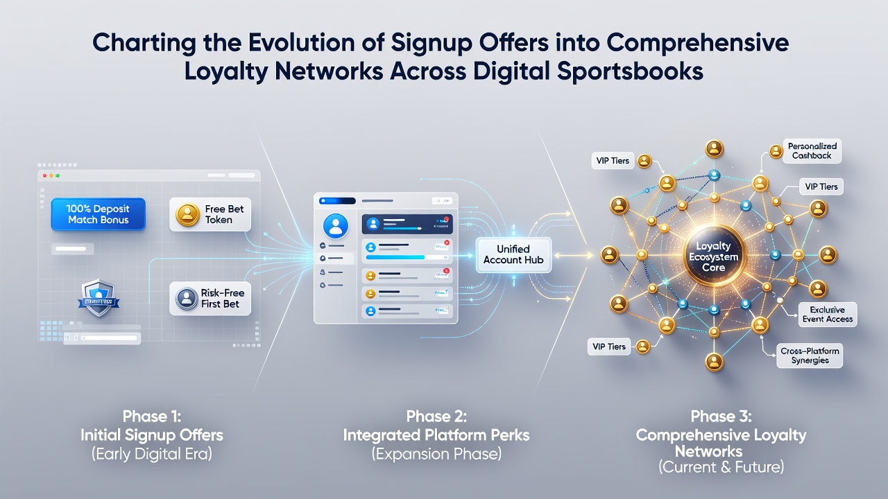 Vernetzung von Signup-Offers zu Loyalty Networks in digitalen Wett- und Casino-Modulen