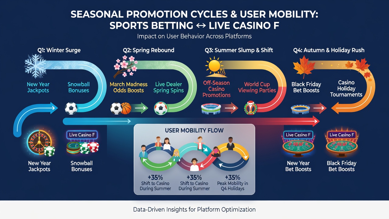 Mobile Nutzer wechseln zwischen Sportwetten und Live-Casino-Features während saisonaler Promotionen